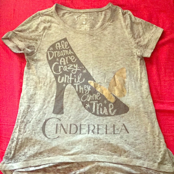 Disney Other - Gray Cinderella girls T-shirt